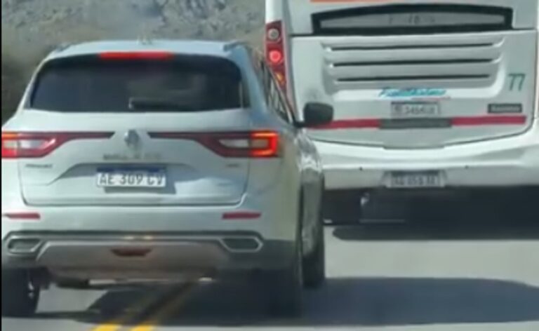 Inhabilitaron a una conductora por maniobras temerarias en Camino de las Altas Cumbres