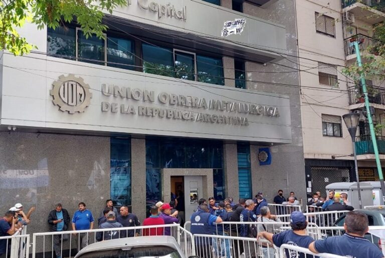 La Justicia allana la sede de la UOM en la Ciudad