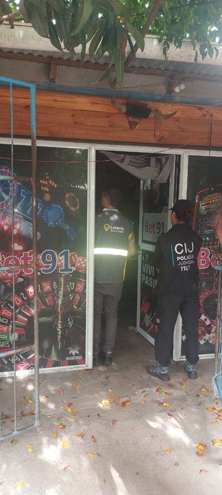 Allanamientos en la Ciudad por apuestas ilegales
